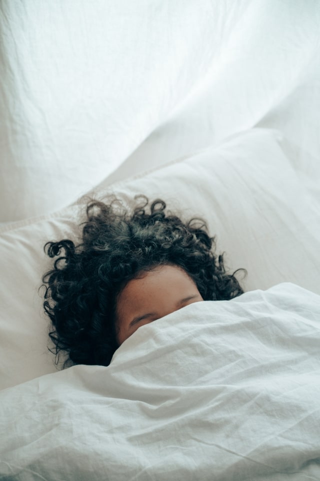 Femme en plein sommeil